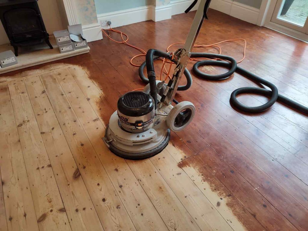floor sanding professional machine