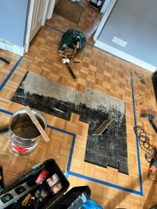 mosaic floor repair in Chessington