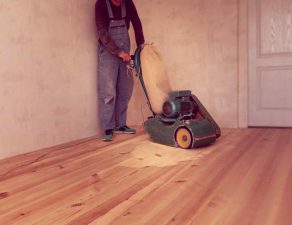 sanding of hardwood floors